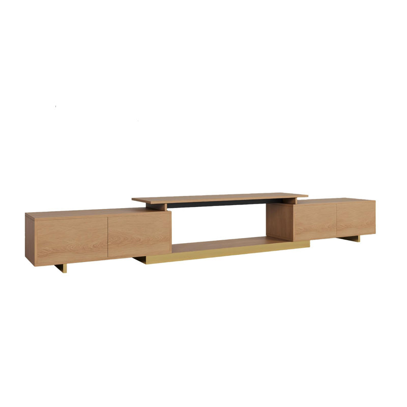 Meuble télé avec rangement Mordelle, Beige