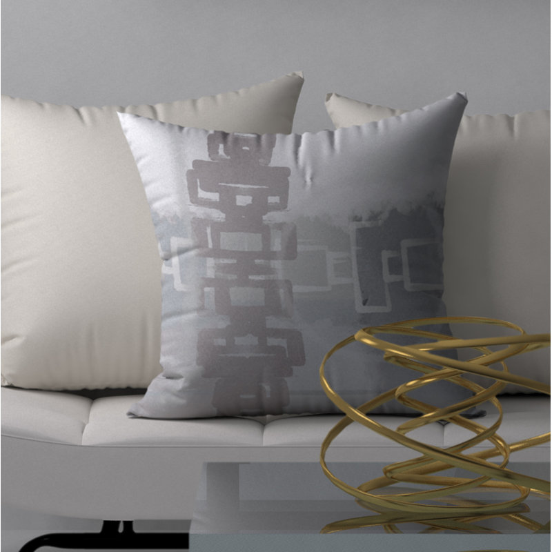 Reversible Throw Pillow, 20" x 20"