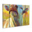 Ensemble de 3 panneaux d'art mural - «Watercolor Bovine Charm» par Rita Kirkman 