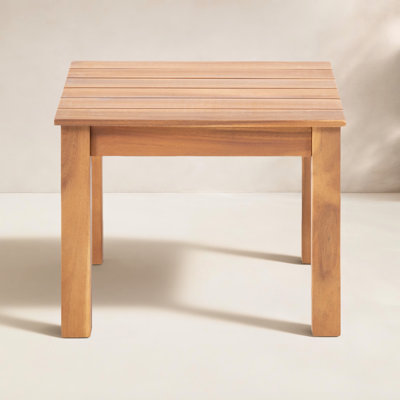 Channing 20" Acacia Patio Side Table