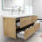 Audrieana 59 " W Wall Mounted 2 Double Vanity Bathroom Vanity With Acrylic Top-1574738303