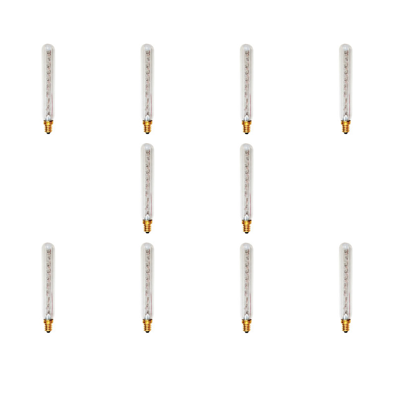 9W E12 Incandescent, Dimmable Light Bulb (2700K) E12/Candelabra Base