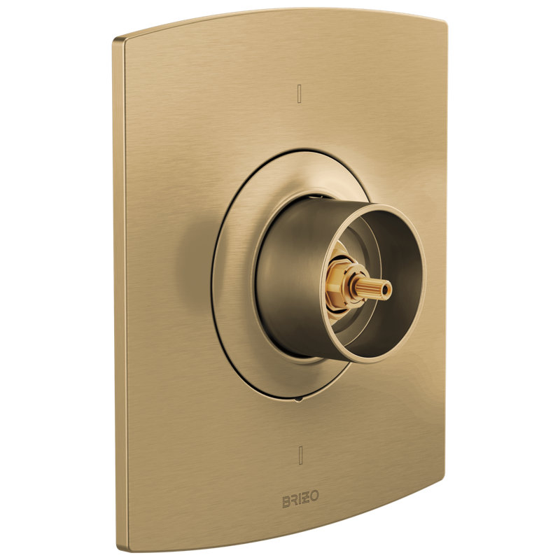 Kintsu® Sensori® Thermostatic Valve Trim, Luxe Gold, Knob