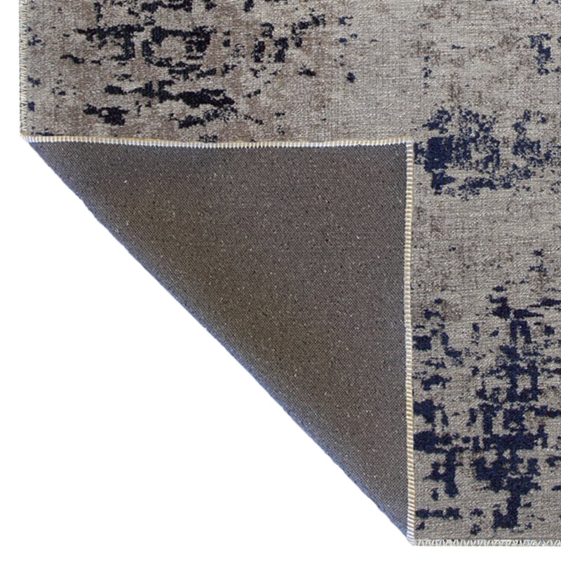 Tapis décoratif moderne à motif abstrait et mixte beige, Rectangle 2 pi 8 po x 5 pi