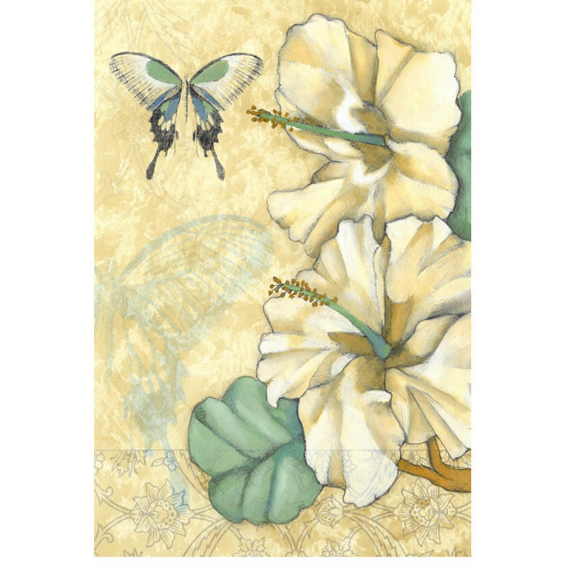 Small Hibiscus Medley I 1 Piece Wrapped Canvas Wall Art, 76cm H x 51cm W x 3.8cm D