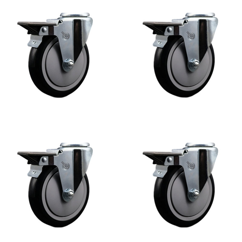 Polyurethane Caster, Black