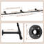 156cm Wall Mounted Clothes Rack