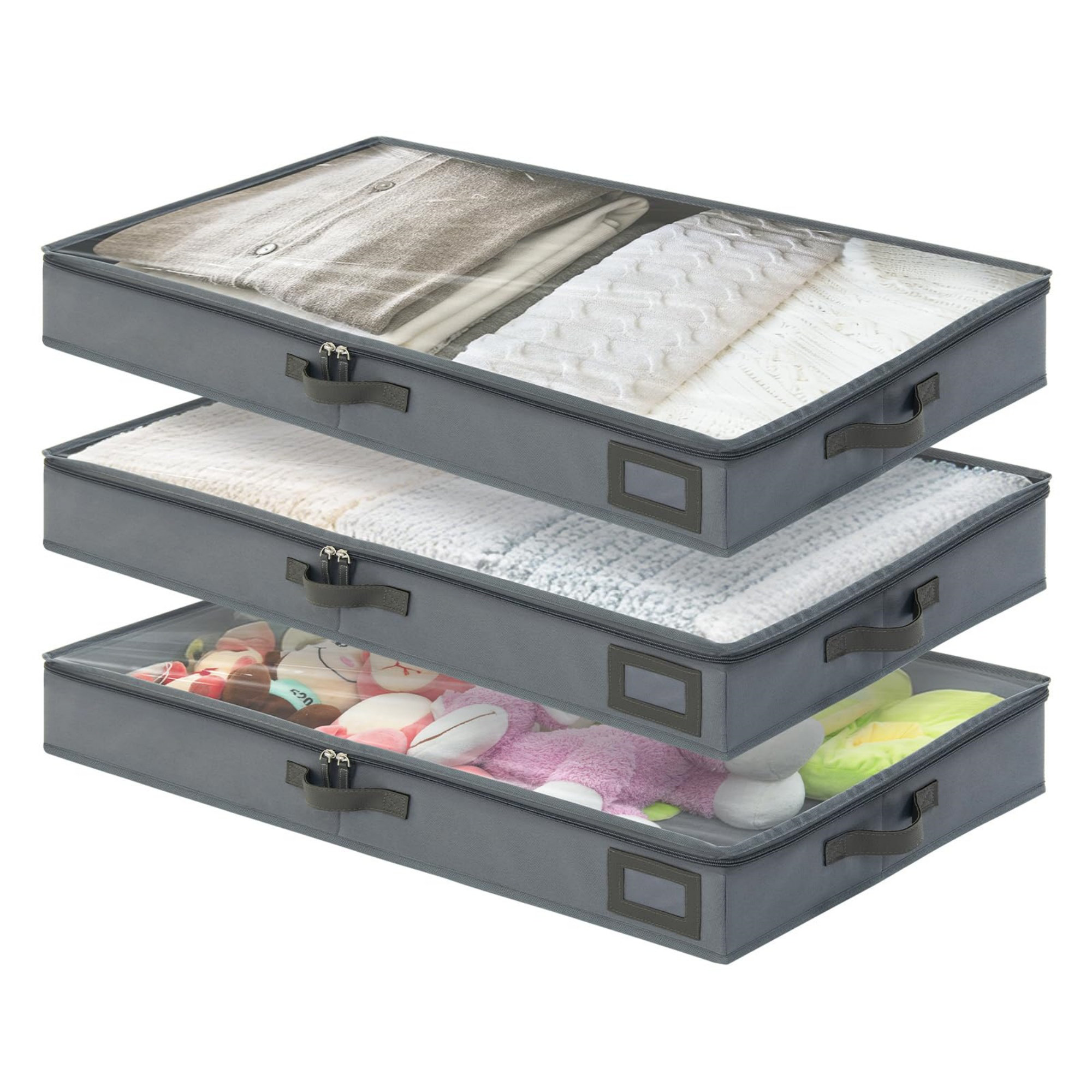 Rebrilliant Under Bed Organizer, Under Bed Storage Container, Under ...