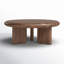 Harper Round Coffee Table In Walnut