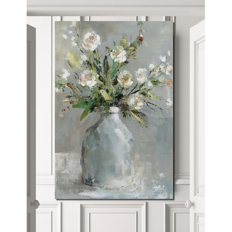 " Country Bouquet I ", 18" H x 12" W x 1.5" D, Wrapped Canvas