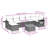 Vidaxl Garden Sofa Set Grey