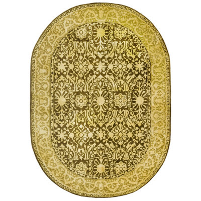 Tapis oriental en laine touffeté à la main Braxtan Silk Road