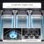 Barbecue à 4 brûleurs au gaz propane liquide 42 000 BTU avec brûleur latéral et armoire à 4 brûleurs
