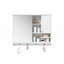 Pharmacie murale 36 pouces avec porte miroir et tablette ajustable-1286060158