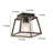 Unia Glass Semi Flush Mount