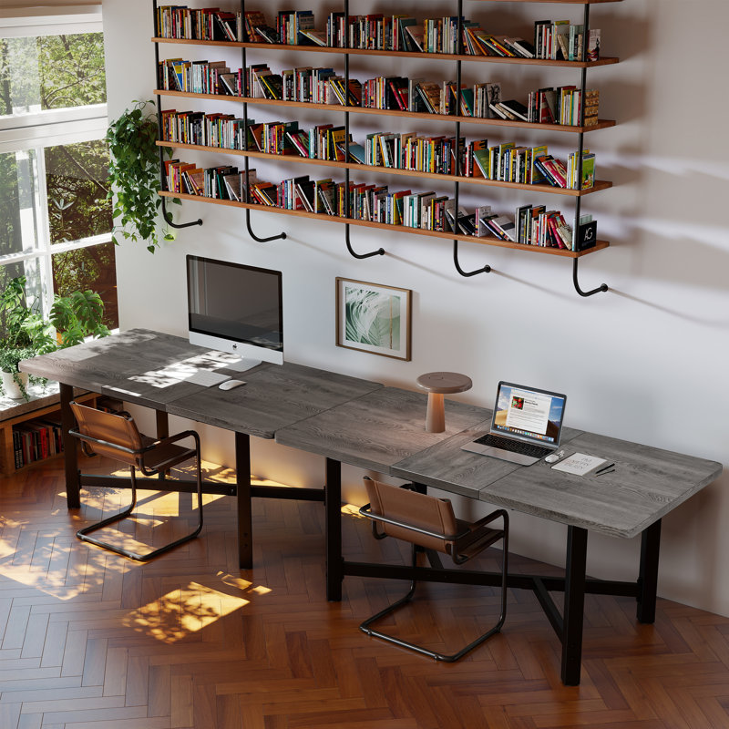 Aveline Extendable Dining Table 47" To 63" - Expandable Table With X-Brace Metal Legs, Smooth Glide Mechanism, Seats 6-8, Space Saving For Small Areas