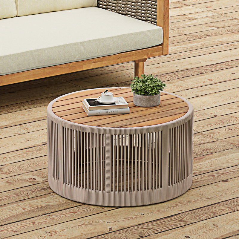 Outdoor Coffee Table, Beige