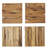 Arlo Solid Wood Circle Wall Mirror