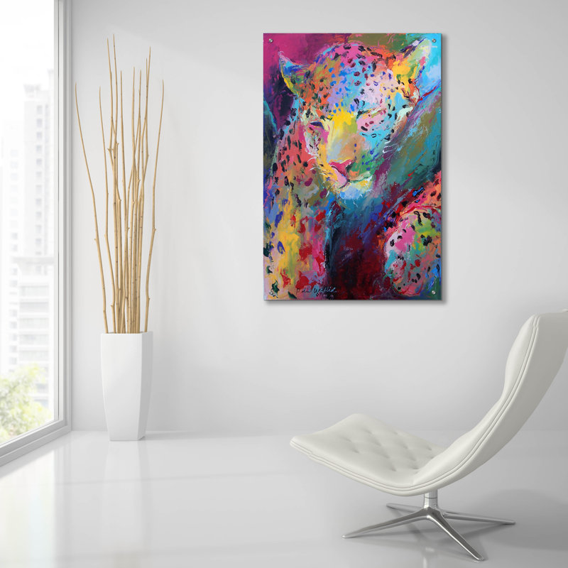 «Leopard 3» par Richard Wallich, H 36 po x l 24 po x P 0,2 po
