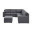 Canapé modulaire rembourré 7 pièces Ruriko-2021652853