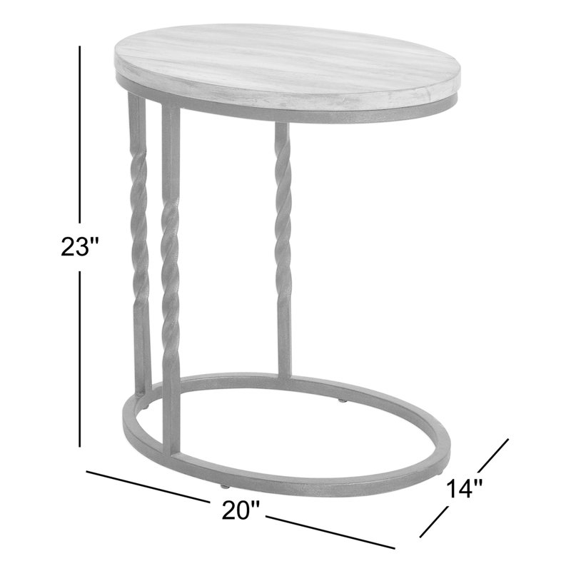 Table de bout en porte-à-faux Zilla
