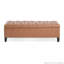 Banc de rangement rembourré capitonné