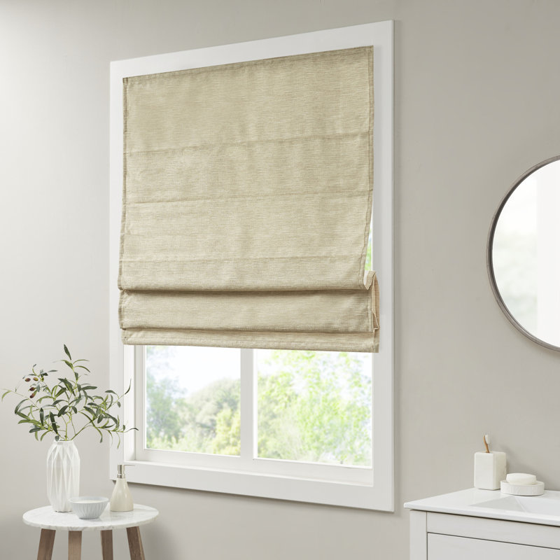 Store romain simple obscurcissant Como, Taupe, L 35 po x L 64 po