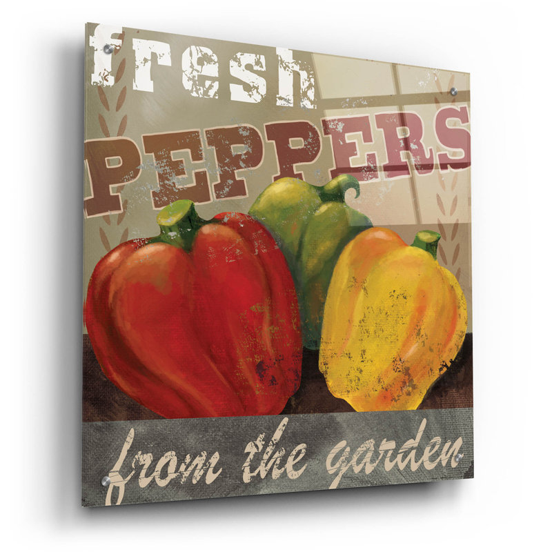 «Farm Fresh 5» par Fiona Stokes-Gilbert, art mural en verre acrylique, H 24 po x l 24 po x P 0,2 po