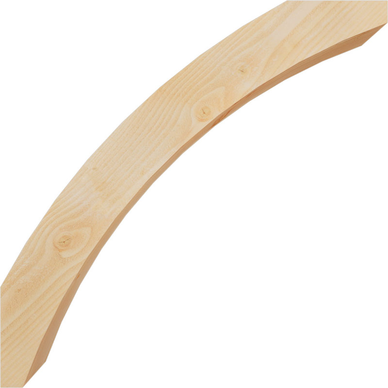 Genouillère Thorton, Sapin Douglas de 6 po (sciage brut), 38 po X P 38 po H