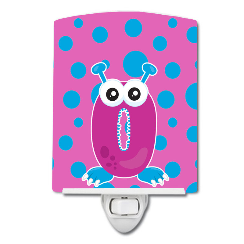 Lampe de nuit en céramique monster month 0