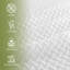 Matelas en mousse à mémoire de forme moyenne ferme, mousse à mémoire de forme respirante, mousse et tissu certifiés sécuritaires, matelas dans une boîte-715176776-729453173