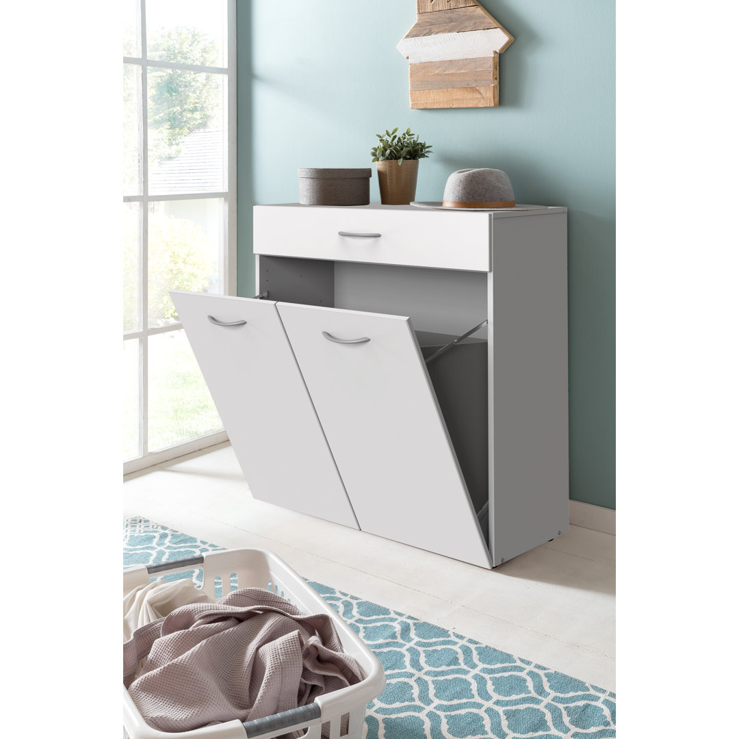 Alfrik Solid Wood 80cm W 1 - Drawer Chest of Drawers