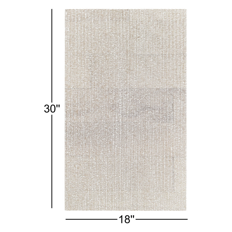 Bouck Ultra Thin Profile 0.01” Non Slip Rug Pad, Rectangle 1'6" x 2'6"