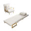 Chaise pliante convertible 3 en 1, dossier réglable à 5 positions avec coussin-20282194-20282199