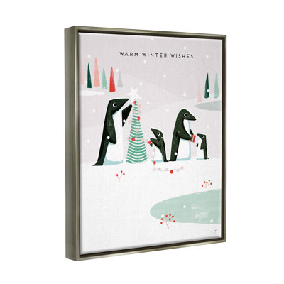 «Warm Winter Wishes Snowy Penguins» par Andrew Thornton