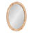 Burlwood Oval Wall Mirror