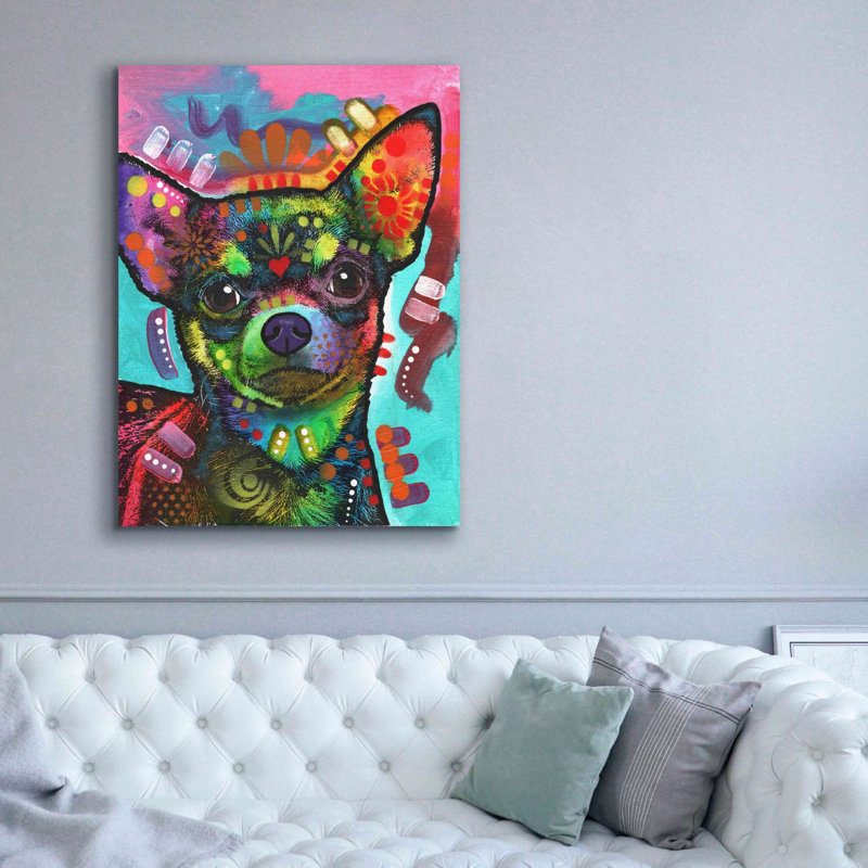 'Chi' by Dean Russo, Canvas Wall Art, 54" H x 40" W x 1.5" D