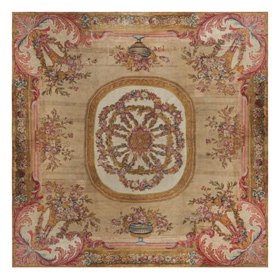 One-of-a-Kind 18’10x19’5 Hand Knotted Area Rug