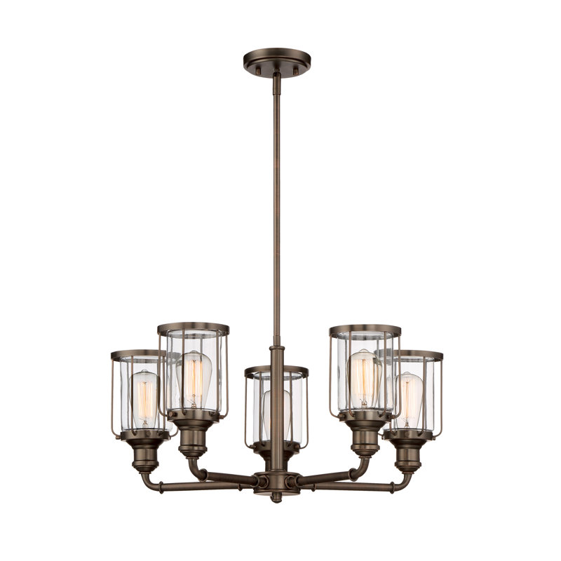 Adriana 5 - Light Dimmable Classic / Traditional Chandelier