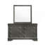 Miroir de style moderne Blaze en bois (seulement miroir)-431660549