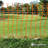 Fencer Wire Orange Plastic Fencing Roll With Mesh Size 1.6" X 3.9"