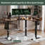 Bureau triple en L avec barre DEL-168042629