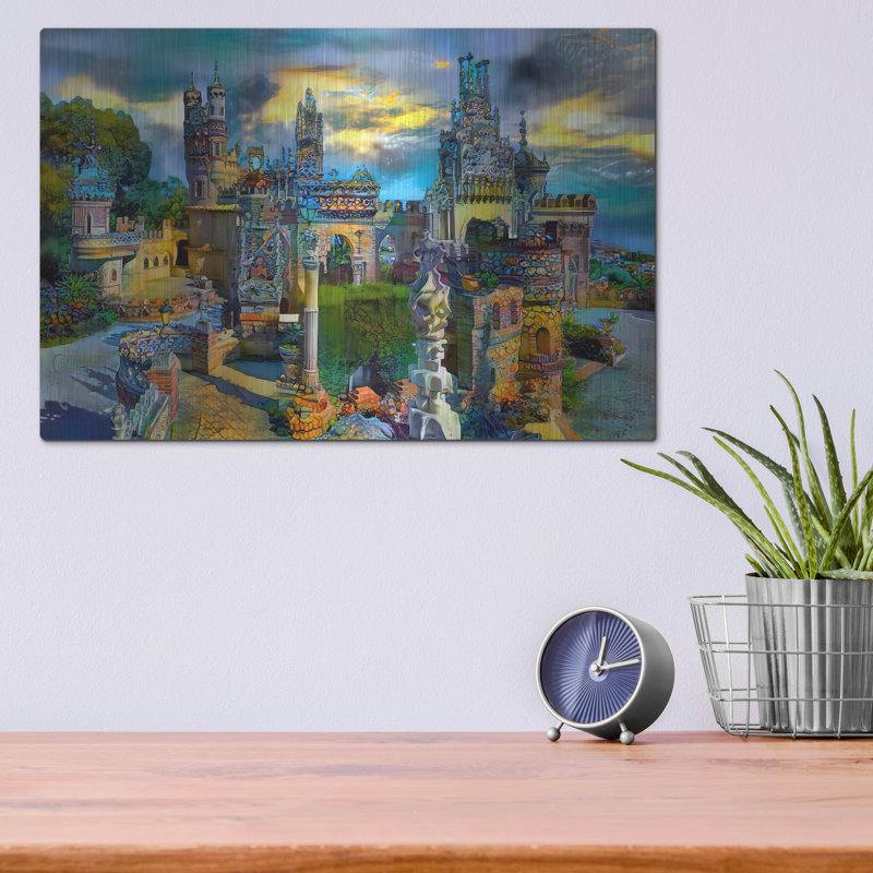 " Benalmadena Spain Colomares Castle " by Pedro Gavidia, 12" H x 16" W
