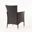 2 pièces Pe Chairs - Housse imperméable pour siège en tissu 2 pour les repas en plein air avec coussins de confort