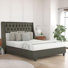 Cambridge Upholstered Wingback Bed