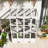 Outdoor 78-Inch Wooden Walk-In Greenhouse Cold Frame With 4 Independent Skylights And 2 Folding Middle Shelves,Anti-Fall Protection,Easy To Assembly-128504195