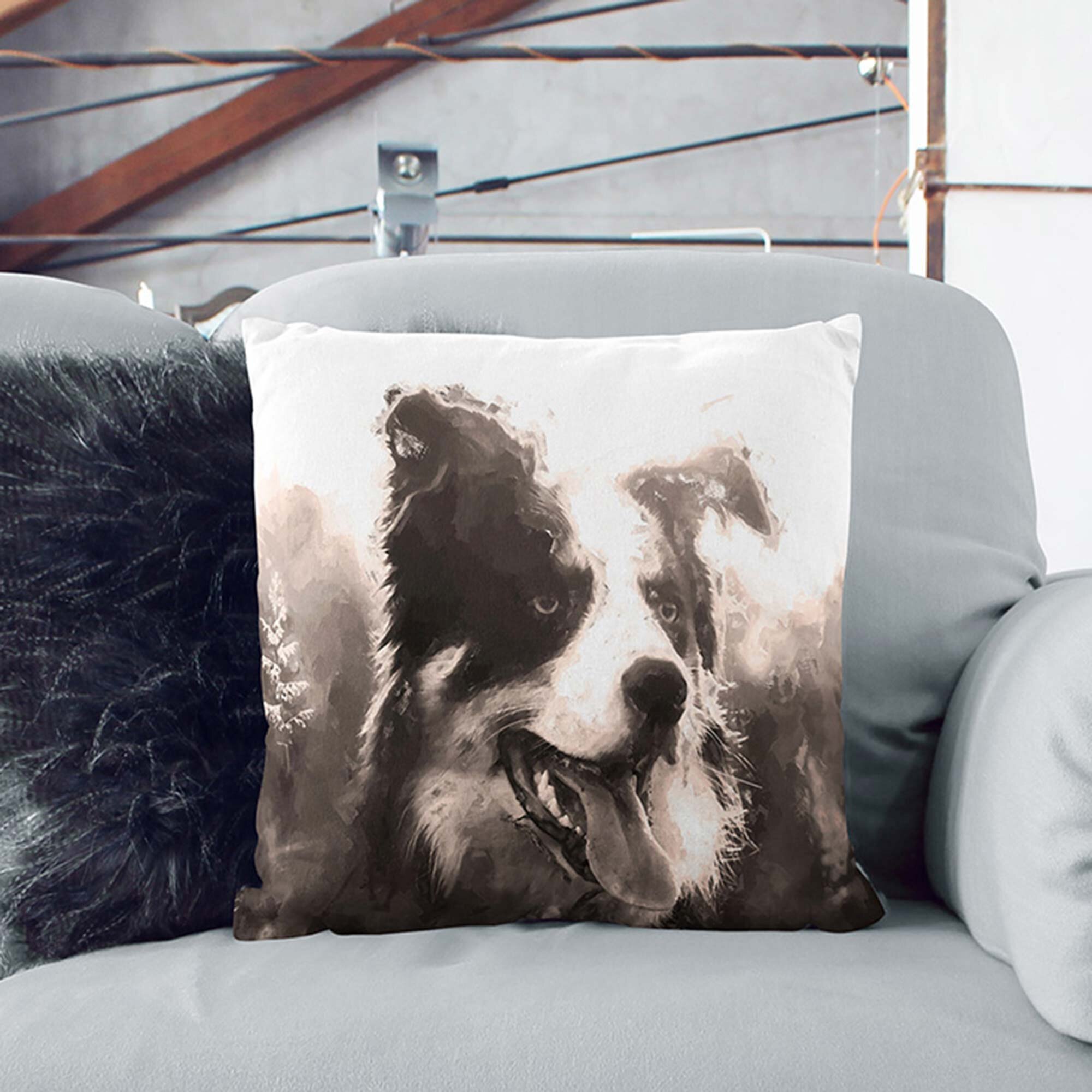 Border 2024 collie pillow