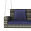 Banc de balançoire en osier avec coussin pour cour arrière-1795874750