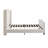 Bed Frame with 49.21"High Back Upholstered Headboard-1183112754