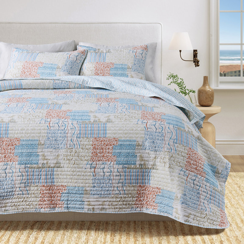Ensemble de courtepointe Coastal Patchwork, Simple/Simple TG